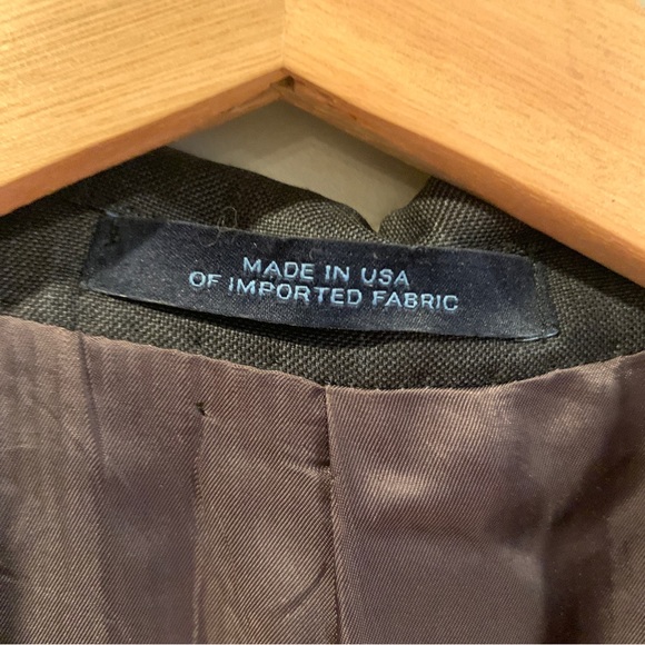Nordstrom Joseph Abboud Men's Wool and Silk Grey Suit Jacket Size 42L - Picture 10 of 11